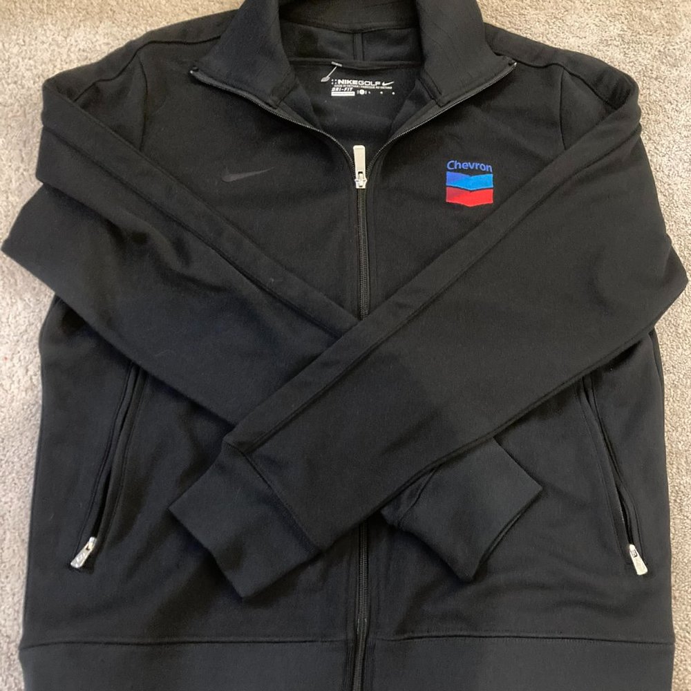 Nike x Chevron golf zip up warm up coat